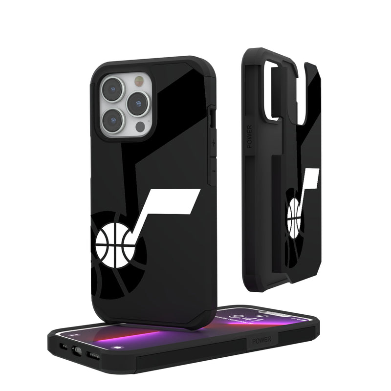 Utah Jazz Monocolor Tilt iPhone Rugged Phone Case for Apple iPhone