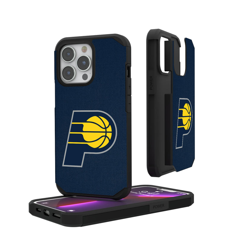 Indiana Pacers Solid iPhone Rugged Phone Case for Apple iPhone
