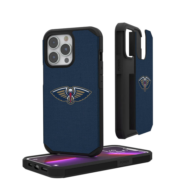 New Orleans Pelicans Solid iPhone Rugged Phone Case