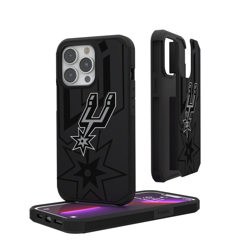 San Antonio Spurs Monocolor Tilt iPhone Rugged Phone Case