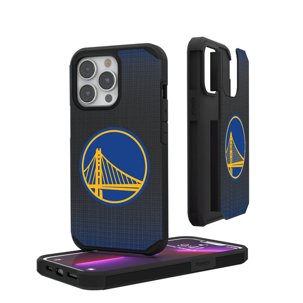 Golden State Warriors Linen iPhone Rugged Phone Case for Apple iPhone