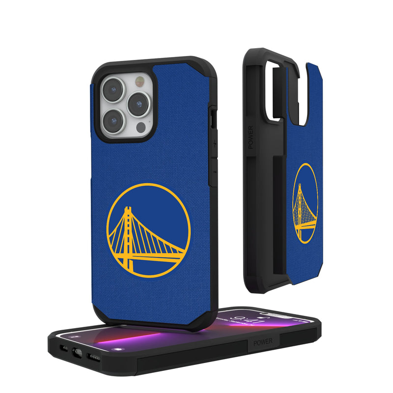 Golden State Warriors Solid iPhone Rugged Phone Case for Apple iPhone