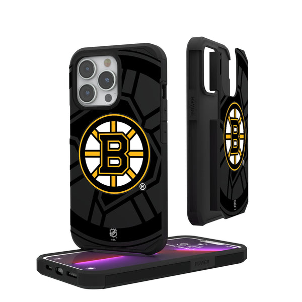 Boston Bruins Monocolor Tilt iPhone Rugged Phone Case