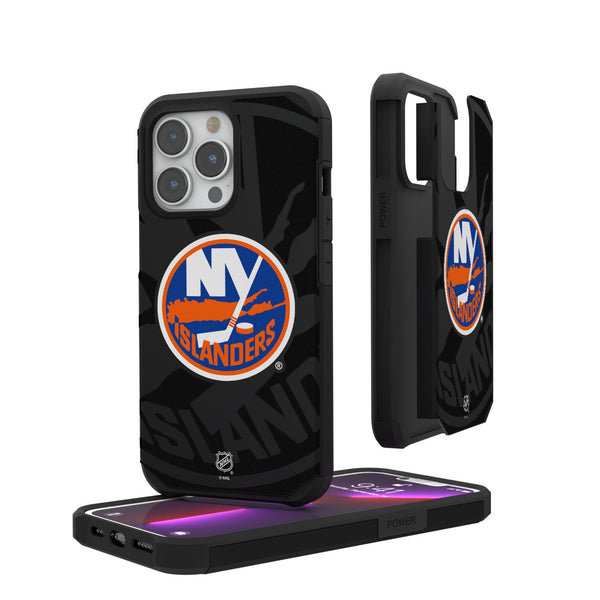 New York Islanders Monocolor Tilt iPhone Rugged Phone Case