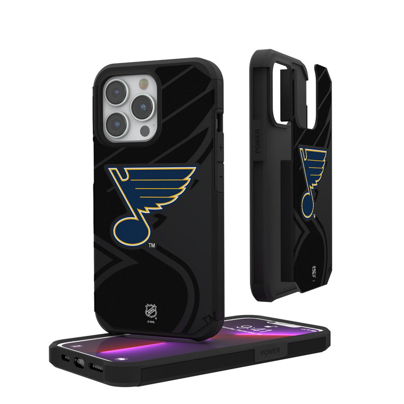 St. Louis Blues Monocolor Tilt iPhone Rugged Phone Case