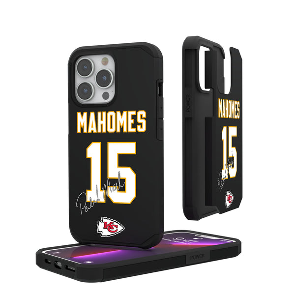 Patrick Mahomes Kansas City Chiefs 15 Ready iPhone Rugged Phone Case
