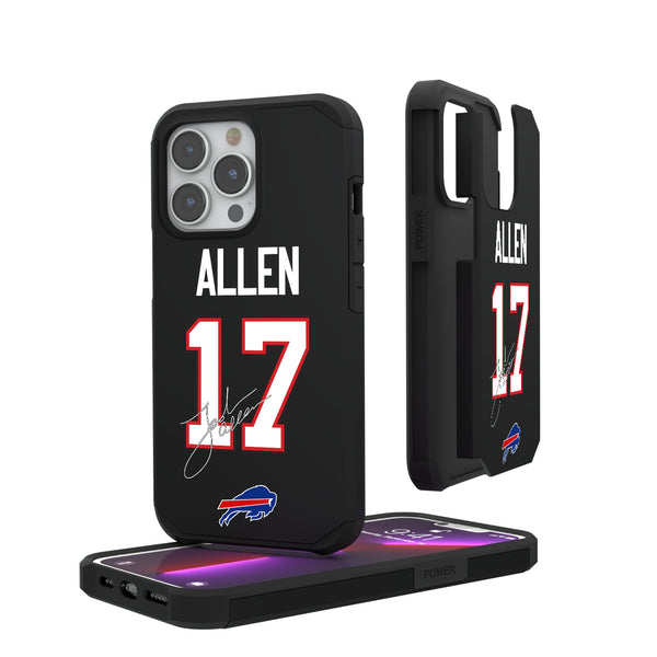 Josh Allen Buffalo Bills 17 Ready iPhone Rugged Phone Case