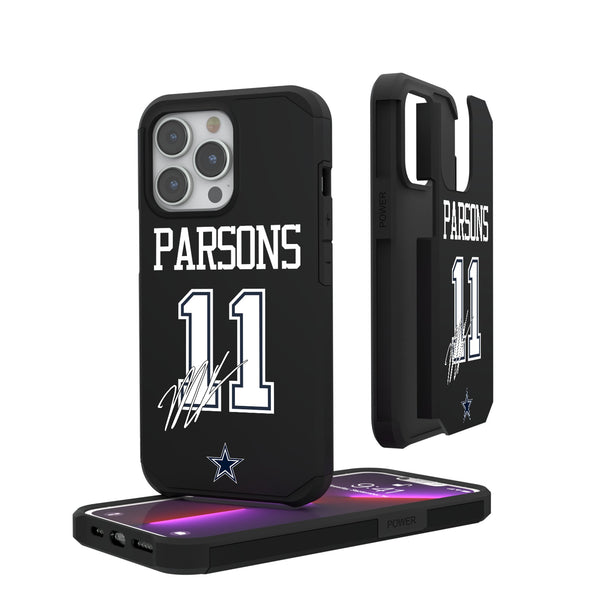 Micah Parsons Dallas Cowboys 11 Ready iPhone Rugged Phone Case