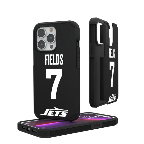 Justin Fields New York Jets 7 Game Tactic iPhone Rugged Phone Case for Apple iPhone