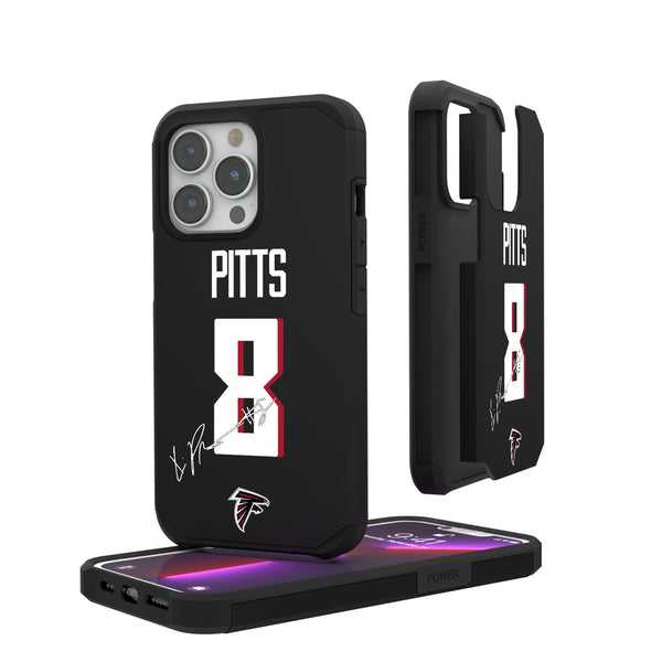 Kyle Pitts Atlanta Falcons 8 Ready iPhone Rugged Phone Case