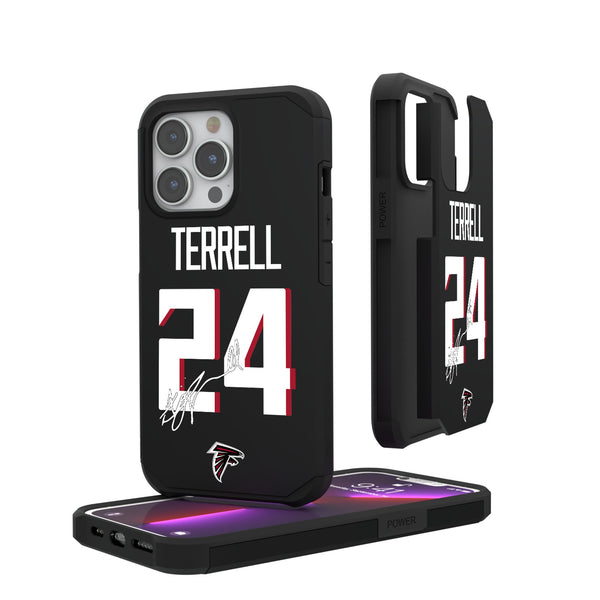A.J. Terrell Atlanta Falcons 24 Ready iPhone Rugged Phone Case