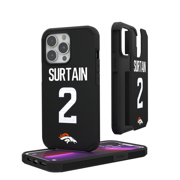 Pat Surtain II Denver Broncos 2 Ready iPhone Rugged Phone Case