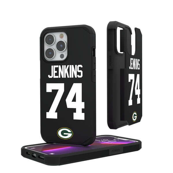 Elgton Jenkins Green Bay Packers 74 Ready iPhone Rugged Phone Case