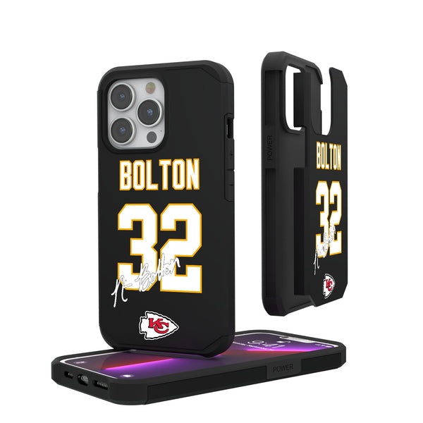 Nick Bolton Kansas City Chiefs 32 Ready iPhone Rugged Phone Case