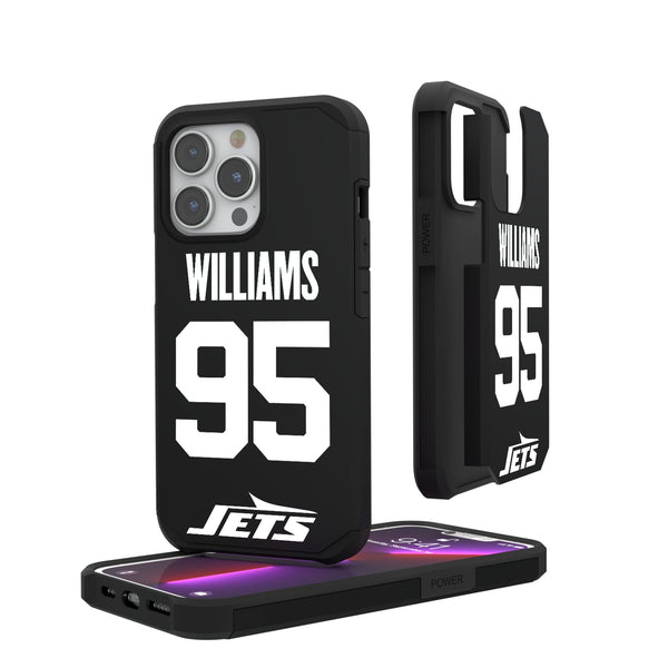 Quinnen Williams New York Jets 95 Ready iPhone Rugged Phone Case