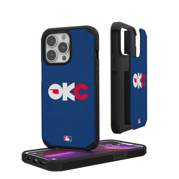 Oklahoma City Baseball Club Solid iPhone Rugged Phone Case