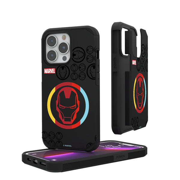 Marvel Avengers Iron Man Sigil iPhone Rugged Phone Case
