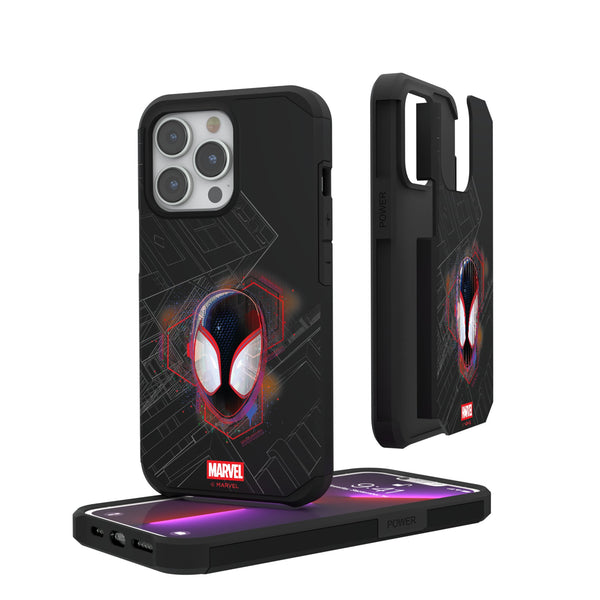 Marvel Miles Morales Badge iPhone Rugged Phone Case for Apple iPhone