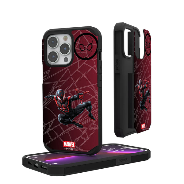 Marvel Miles Morales MechLine iPhone Rugged Phone Case for Apple iPhone