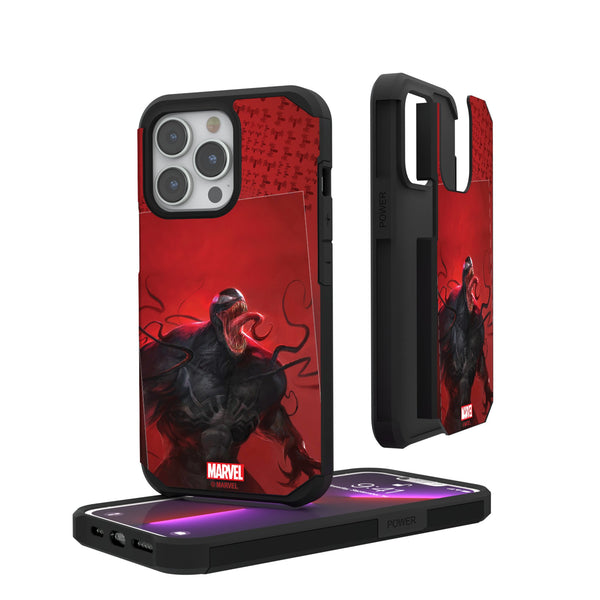 Marvel Venom Cover Art iPhone Rugged Phone Case