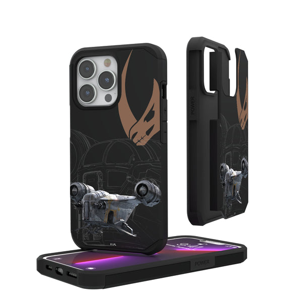 Star Wars Razor Crest FactionTech iPhone Rugged Phone Case for Apple iPhone
