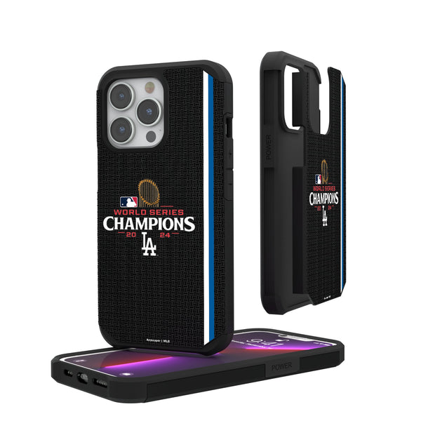 LA Dodgers 2024 MLB World Series iPhone Rugged Phone Case