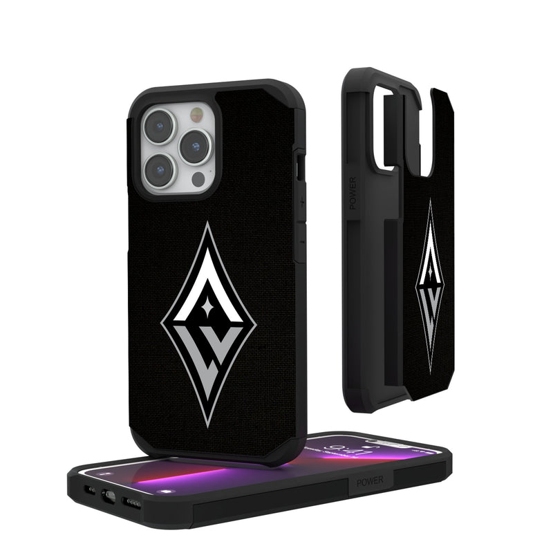 Las Vegas Aces Solid iPhone Rugged Phone Case