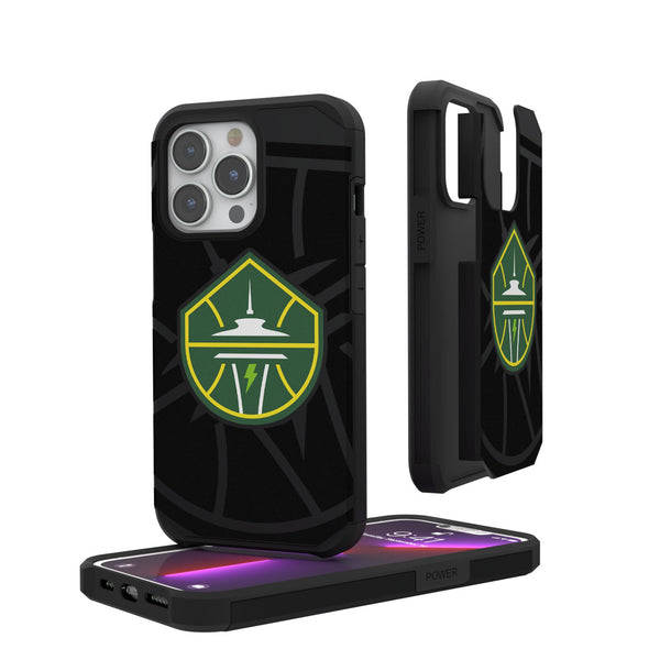 Seattle Storm Monocolor Tilt iPhone Rugged Phone Case