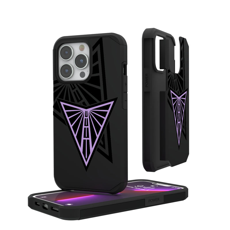Golden State Valkyries Monocolor Tilt iPhone Rugged Phone Case for Apple iPhone