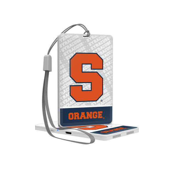 Syracuse University Orange Endzone Plus Bluetooth Pocket Speaker