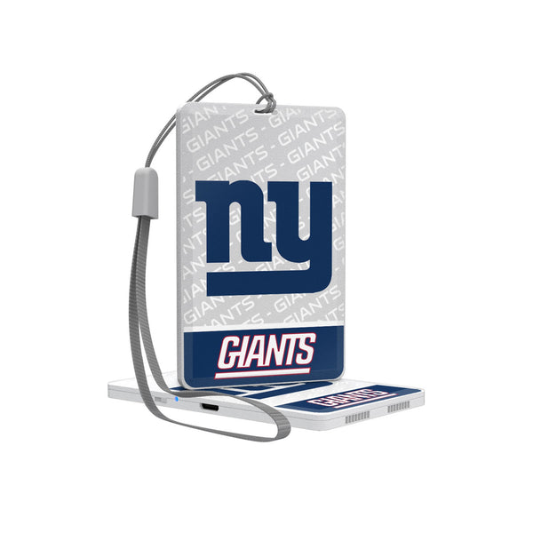 New York Giants Endzone Plus Bluetooth Pocket Speaker