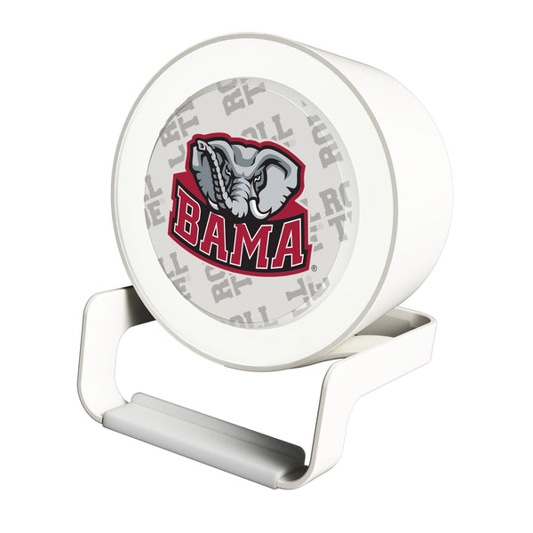 University of Alabama Crimson Tide Script A Quadtile Night Light Charger and Bluetooth Speaker