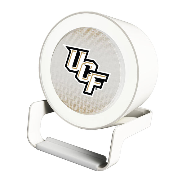 University of Central Florida Golden Knights Linen Night Light Charger and Bluetooth Speaker