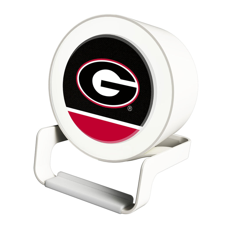 University of Georgia Bulldogs Endzone Solid Night Light Charger and Bluetooth Speaker