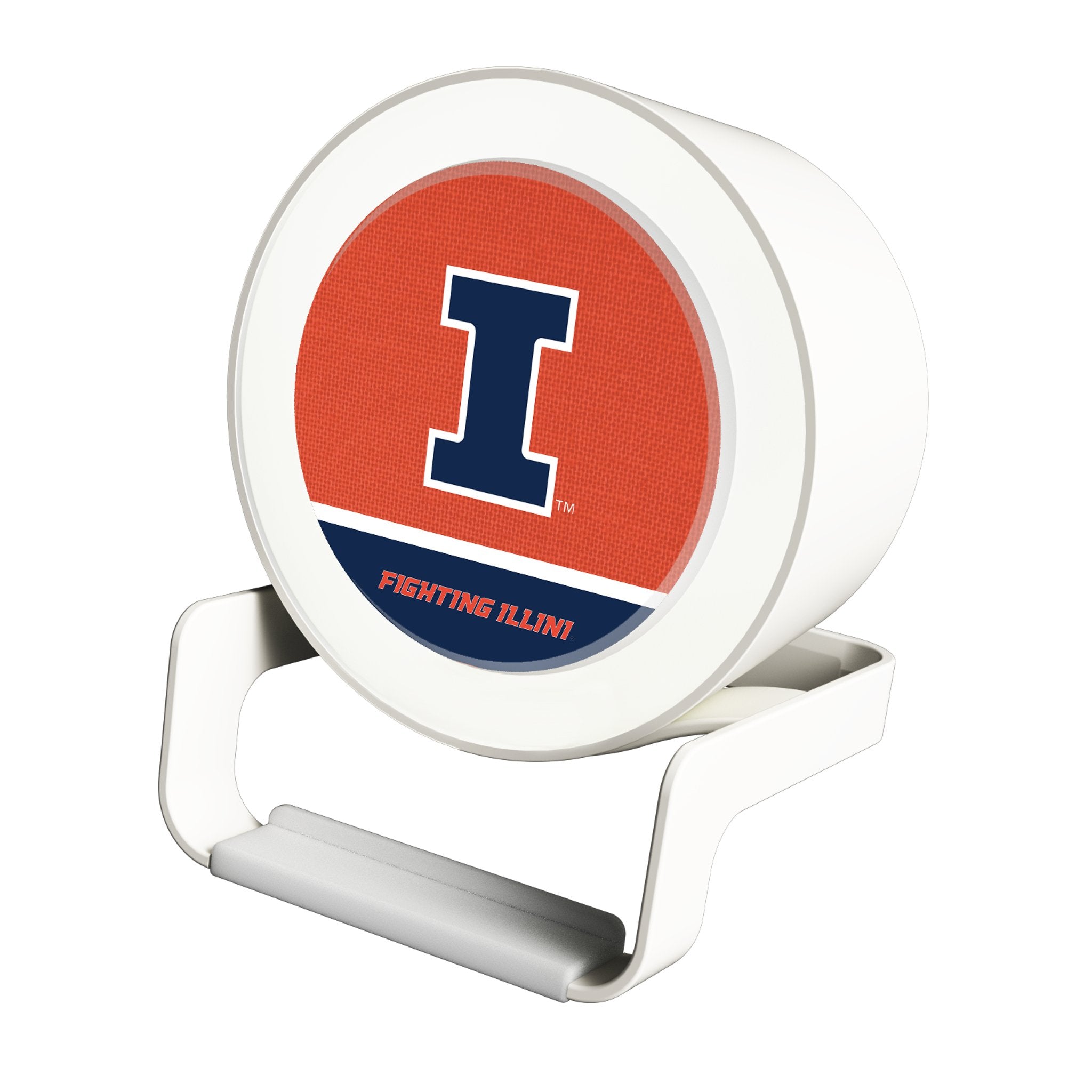 University of Illinois Fighting Illini Endzone Solid Night Light Charger and Bluetooth Speaker