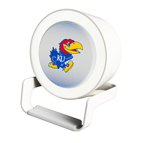 University of Kansas Jayhawks Linen Night Light Charger and Bluetooth Speaker