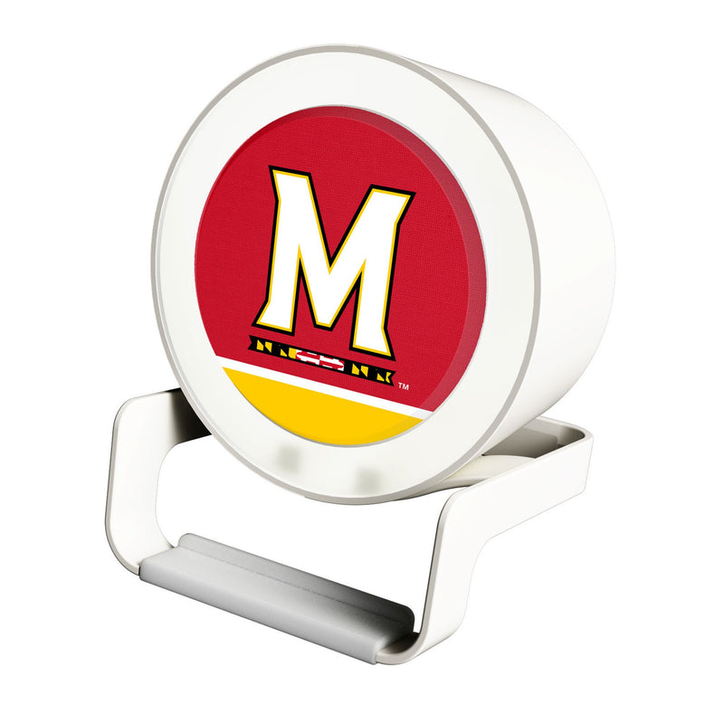 University of Maryland Terrapins Endzone Solid Night Light Charger and Bluetooth Speaker