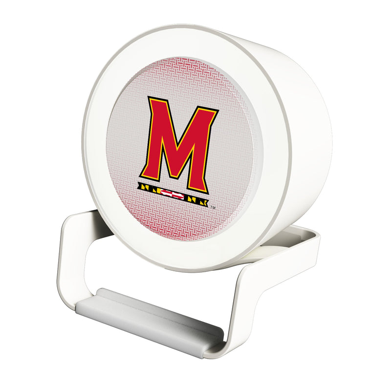 University of Maryland Terrapins Linen Night Light Charger and Bluetooth Speaker