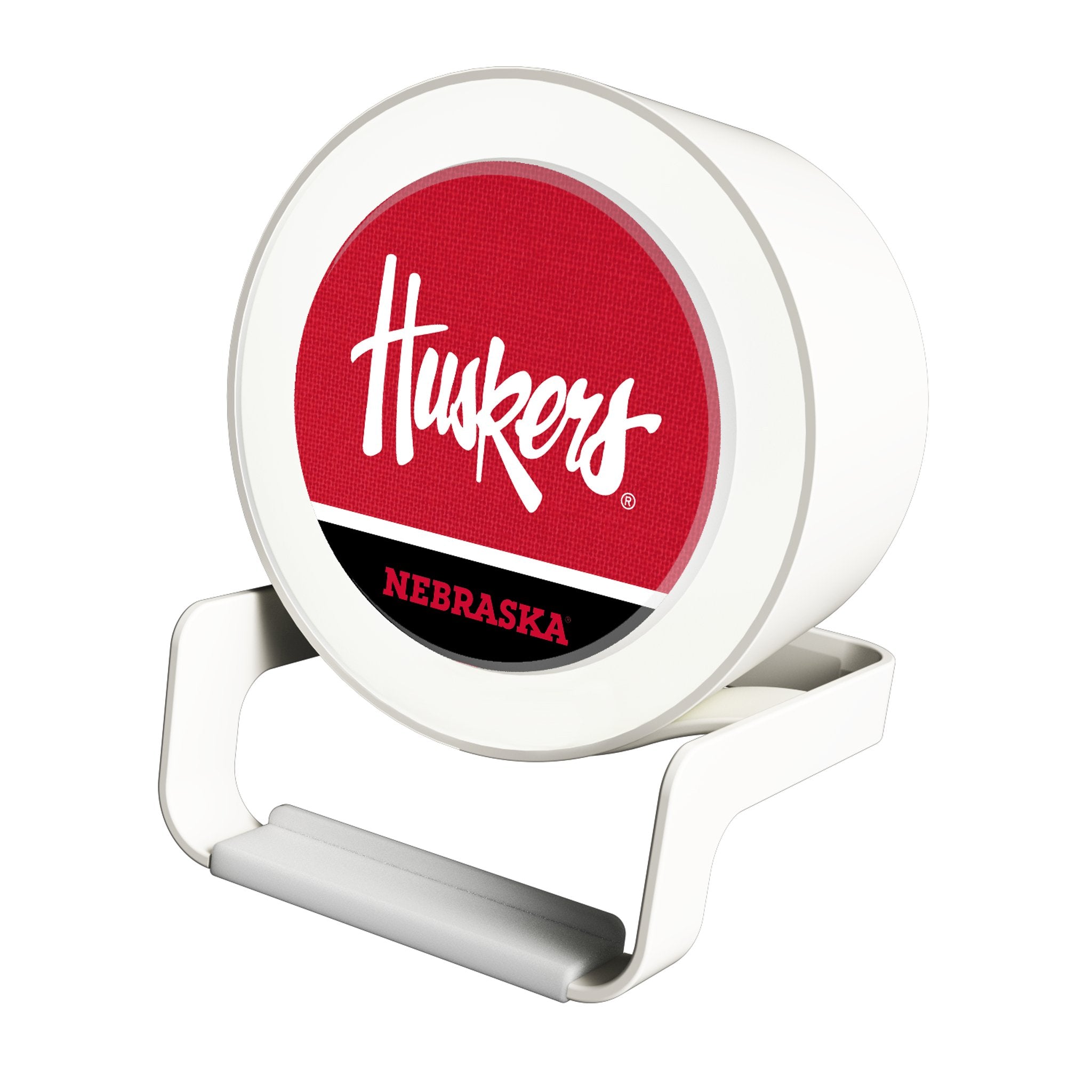University of Nebraska Huskers Endzone Solid Night Light Charger and Bluetooth Speaker