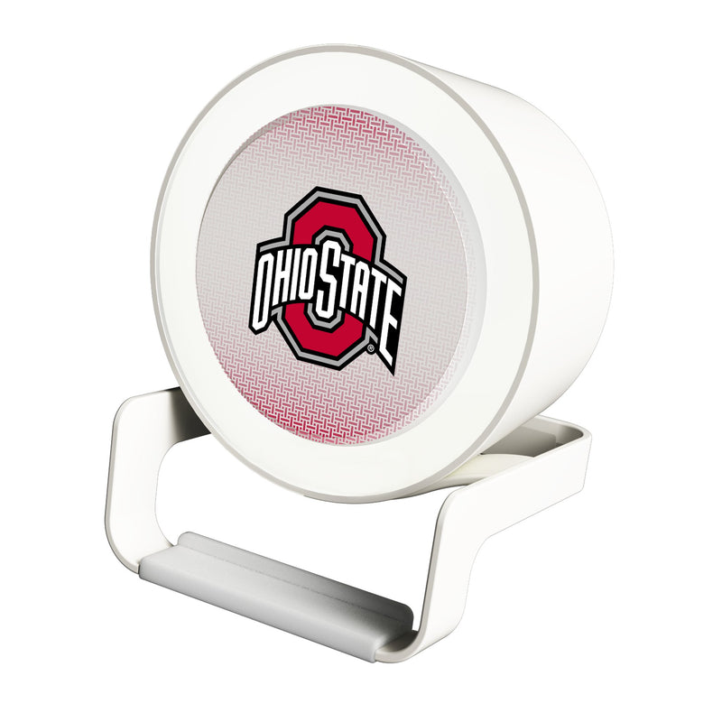 Ohio State University Buckeyes Linen Night Light Charger and Bluetooth Speaker