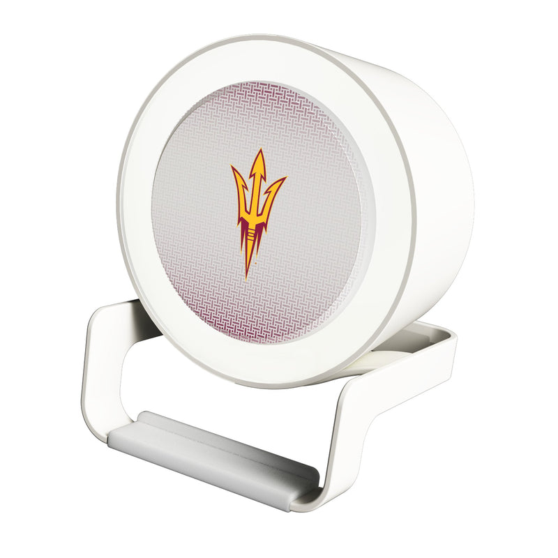 Arizona State University Sun Devils Linen Night Light Charger and Bluetooth Speaker