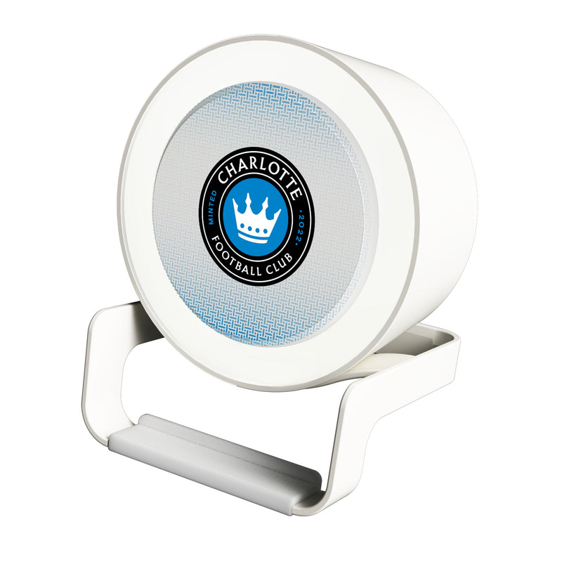 Charlotte FC Linen Night Light Charger and Bluetooth Speaker