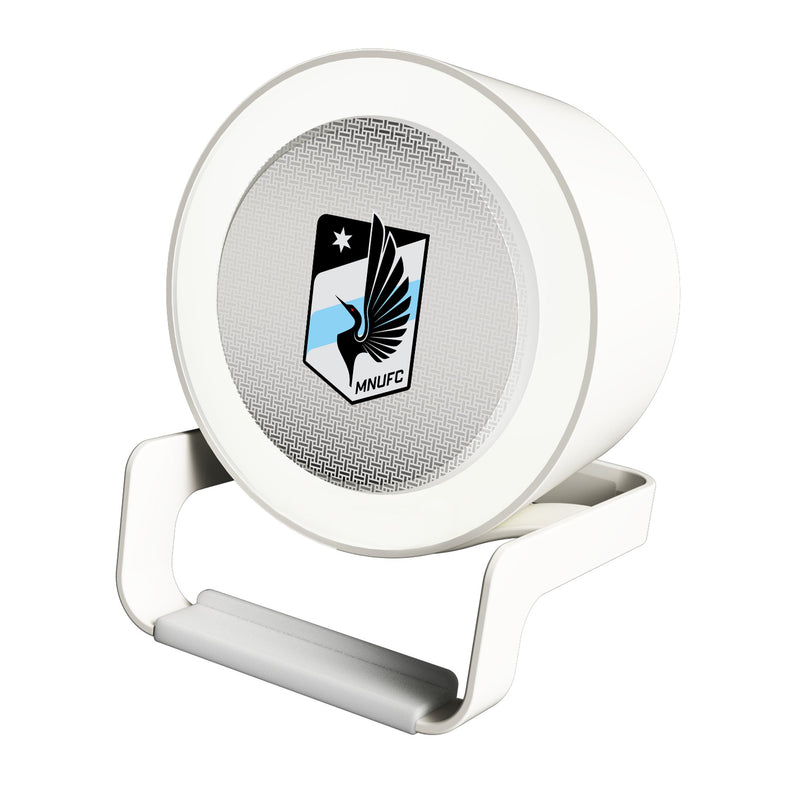 Minnesota United FC Linen Night Light Charger and Bluetooth Speaker