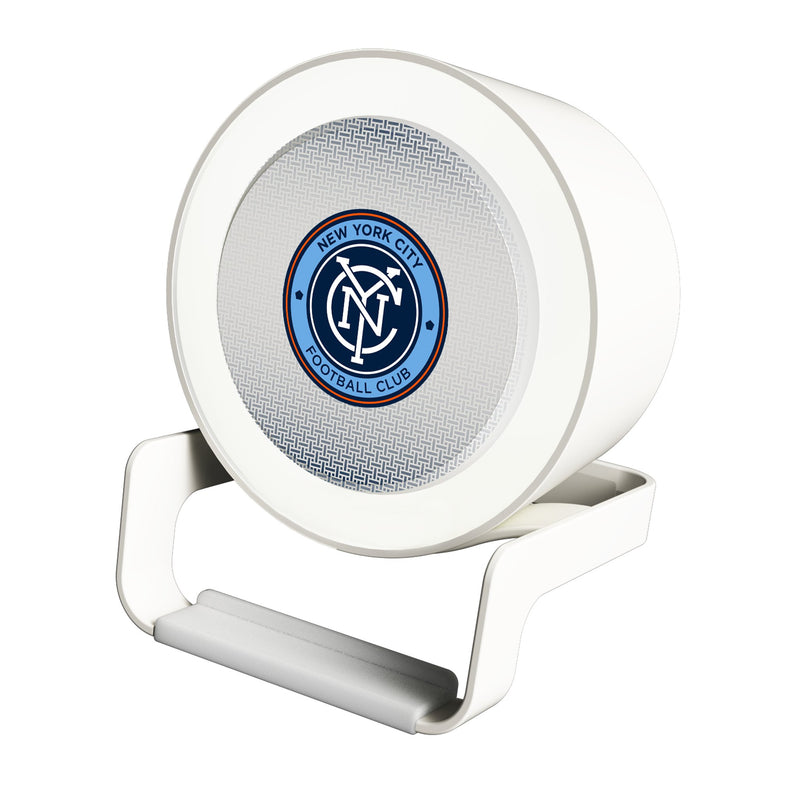 New York City FC Linen Night Light Charger and Bluetooth Speaker