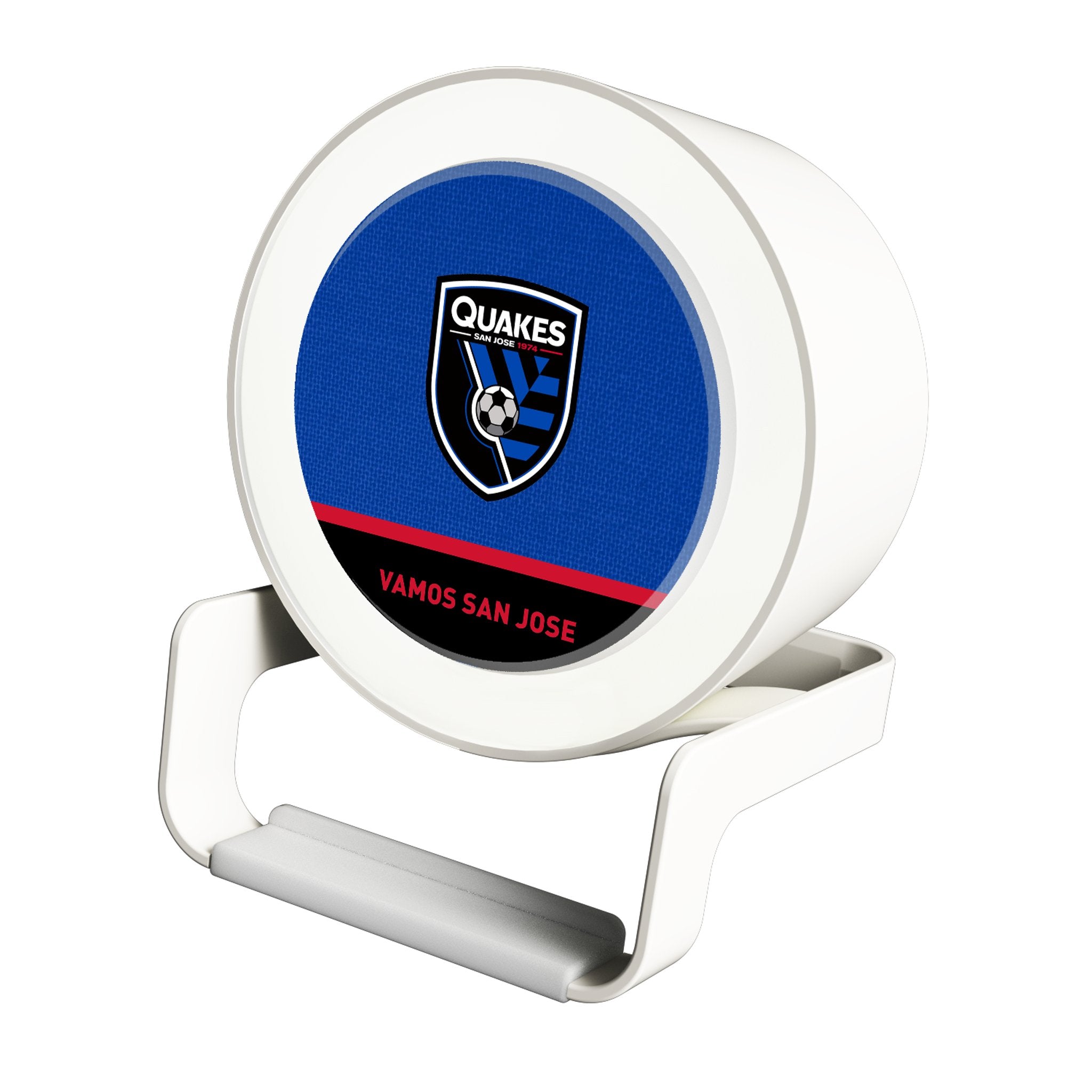 San Jose Earthquakes Endzone Solid Night Light Charger and Bluetooth Speaker