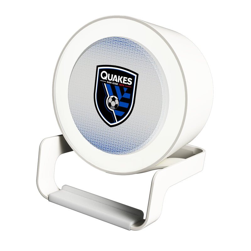 San Jose Earthquakes Linen Night Light Charger and Bluetooth Speaker