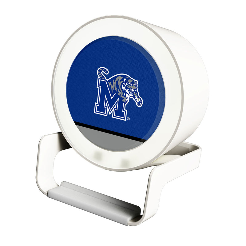 University of Memphis Tigers Endzone Solid Night Light Charger and Bluetooth Speaker