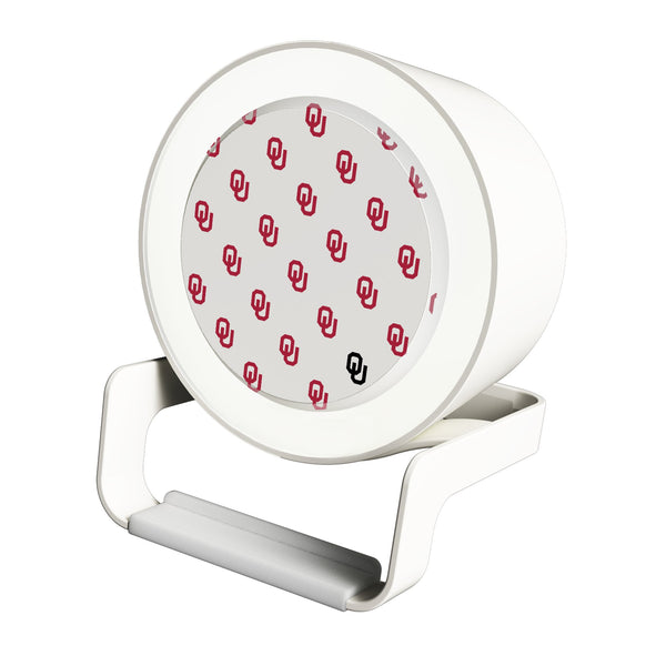 University of Oklahoma Sooners Fashion Pattern Night Light Charger and Bluetooth Speaker
