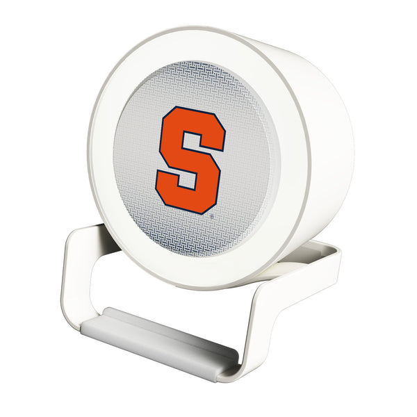 Syracuse University Orange Linen Night Light Charger and Bluetooth Speaker