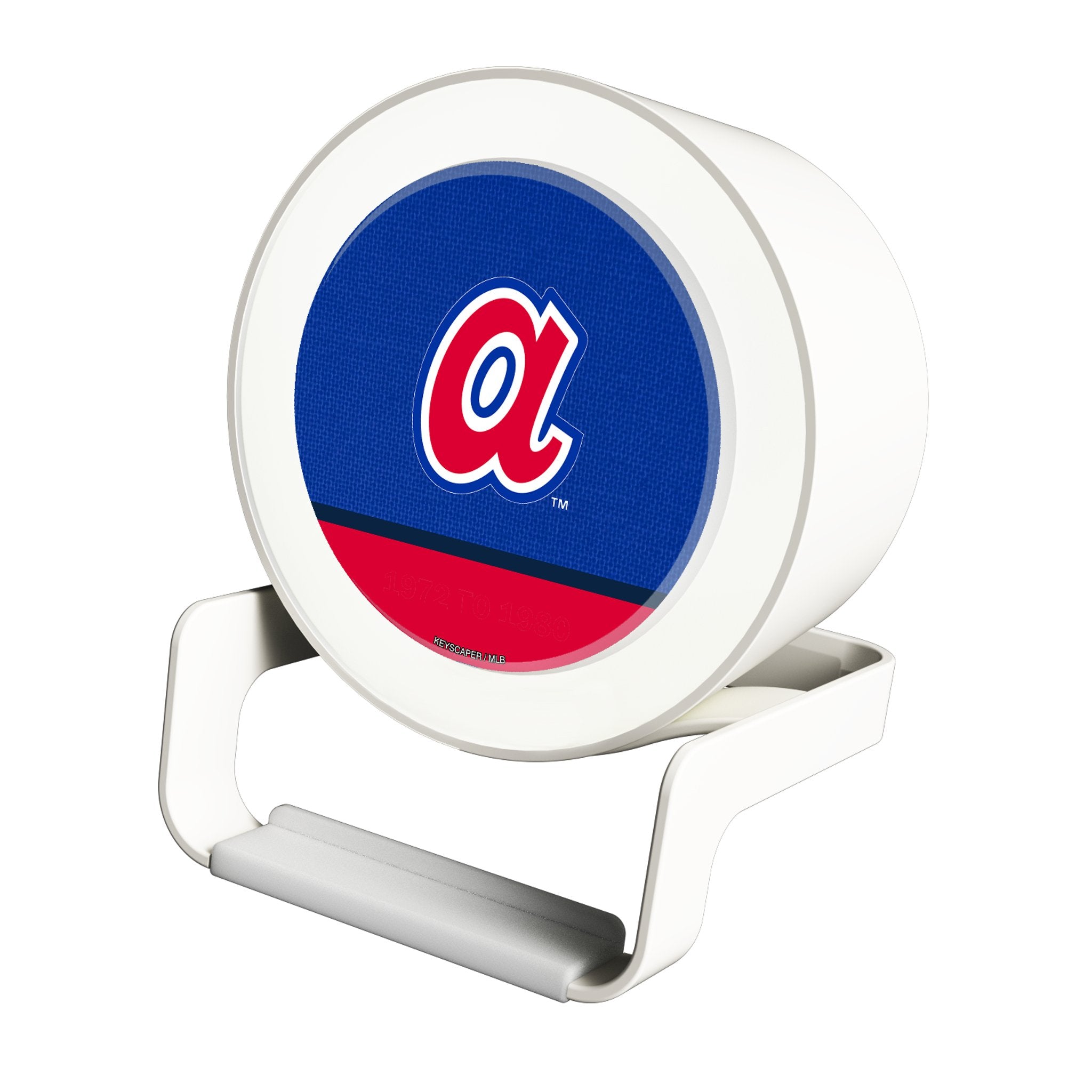 Atlanta Braves 1972-1980 - Cooperstown Collection Endzone Solid Night Light Charger and Bluetooth Speaker